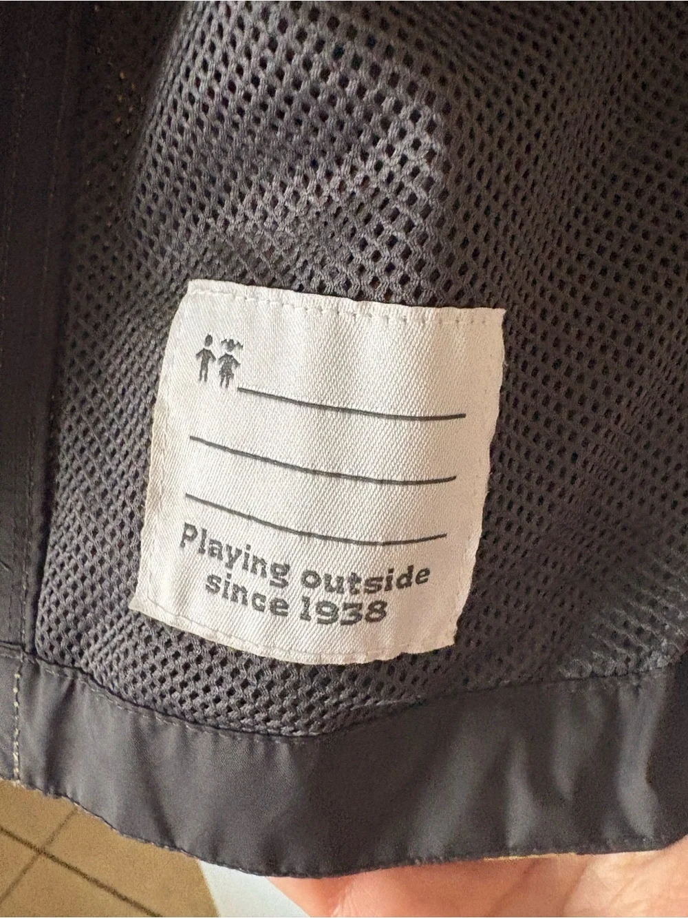 Columbia Glennaker Olive Green and Dark Gray Kids Rain Jacket Size L